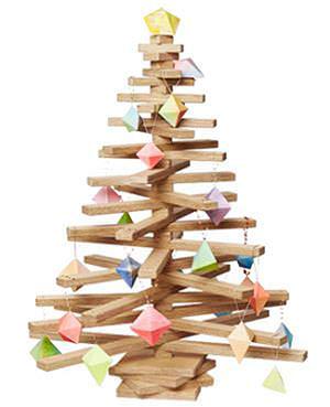 albero di legno
